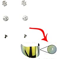 VRacing - Par de pasadores Pinlock para casco AGV K3 SV K1 K5 K5s S4-Sv Horizon Stealth-Sv Skyline Strada Numo…